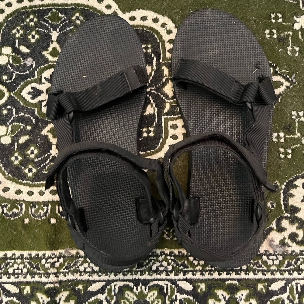 Teva sandals.